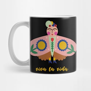 Cute Frida kahlo butterfly summer colorful flowers viva la vida Mug